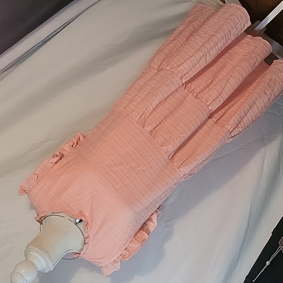 BE By Chetta Peach Summer Dress XL - Picture 1 of 8